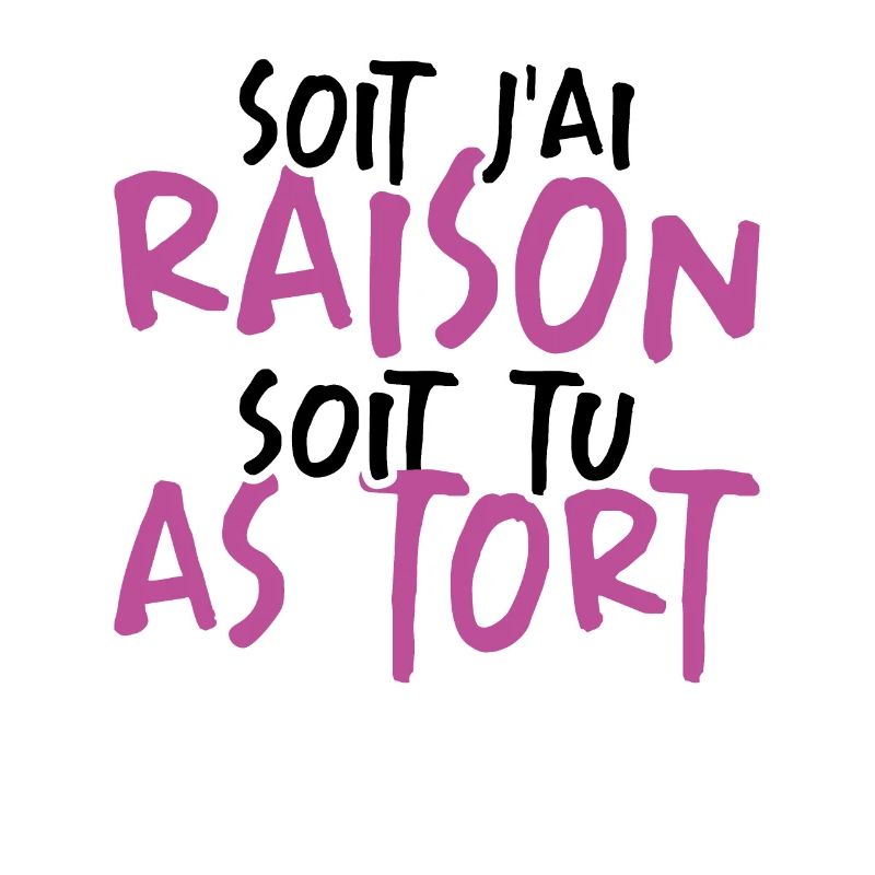 Soit J'ai Raison Soit Tu As Tort