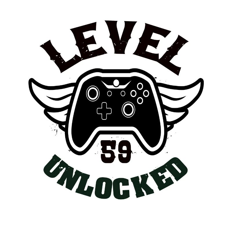 Level 59 Unlocked 59 Geburtstag