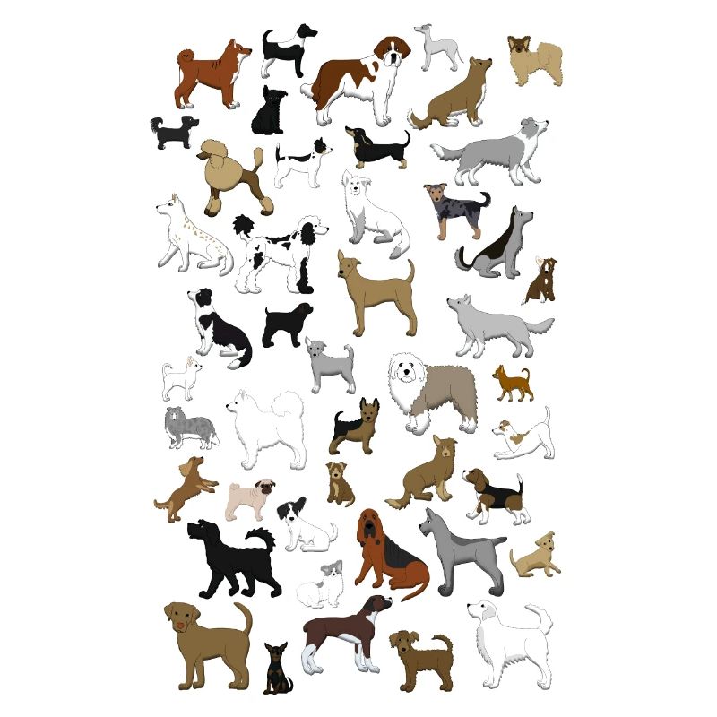 Viele Hunde Pixel