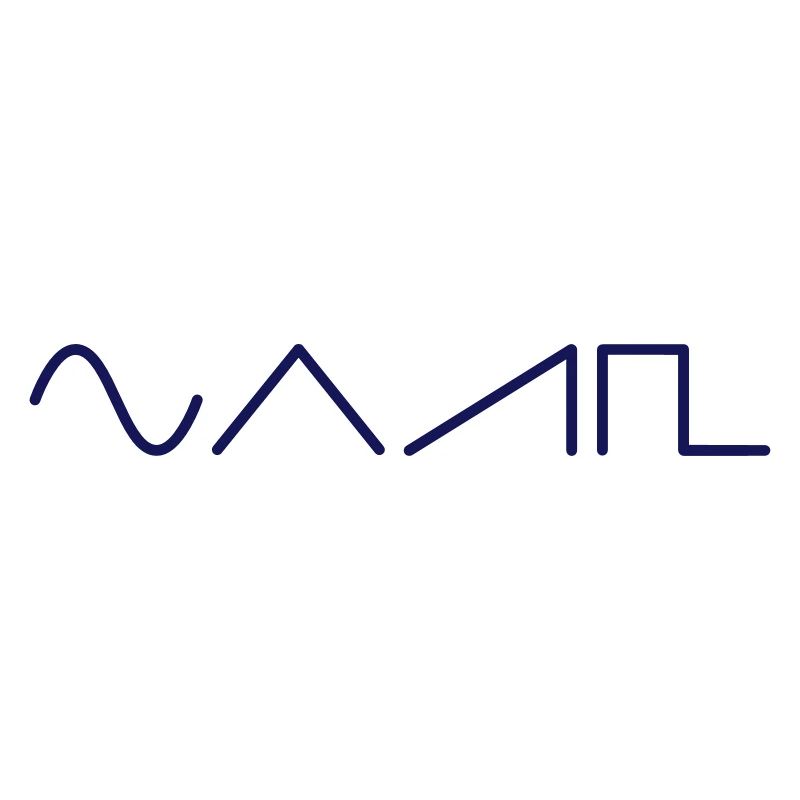 Synth waveforms horizontal