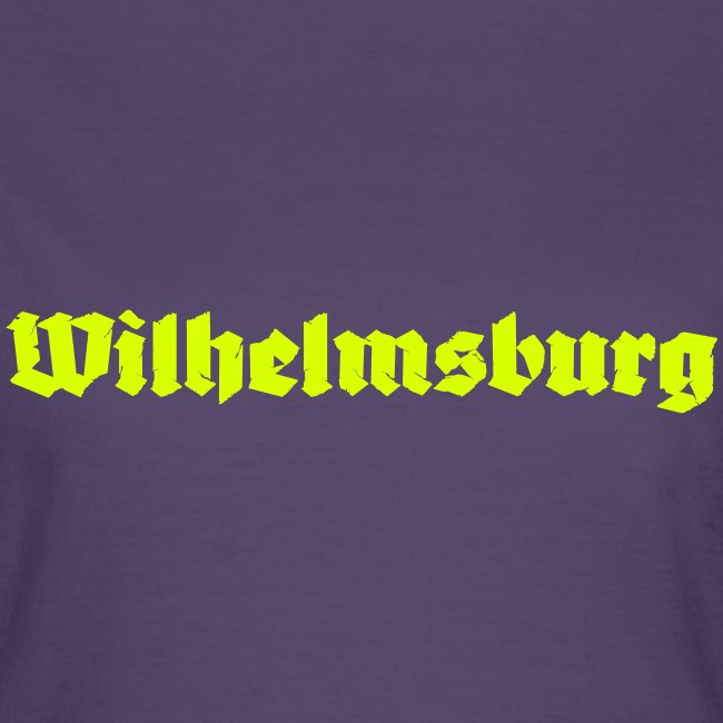 Wilhelmsburg Fraktur-Typo: Die Hamburger Elbinsel!