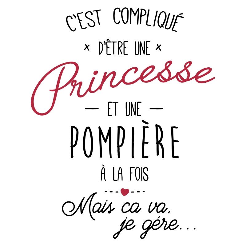 Princesse et pompière - pompier