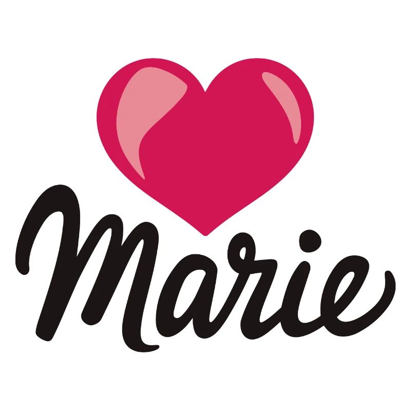 Personalisierte Liebe – Herz mit Name Marie