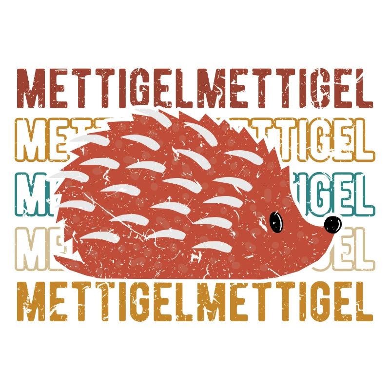 Retro Mettigel Hackfleisch Hackepeter Mett
