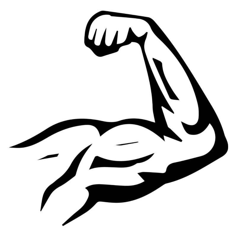 Tense biceps
