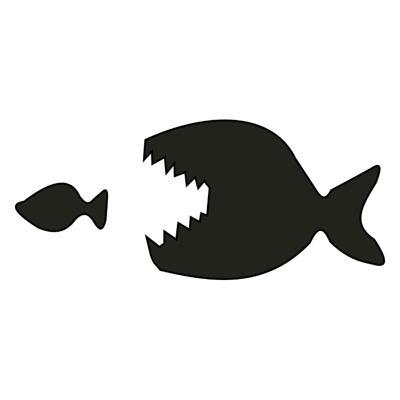 Fish eats other fish