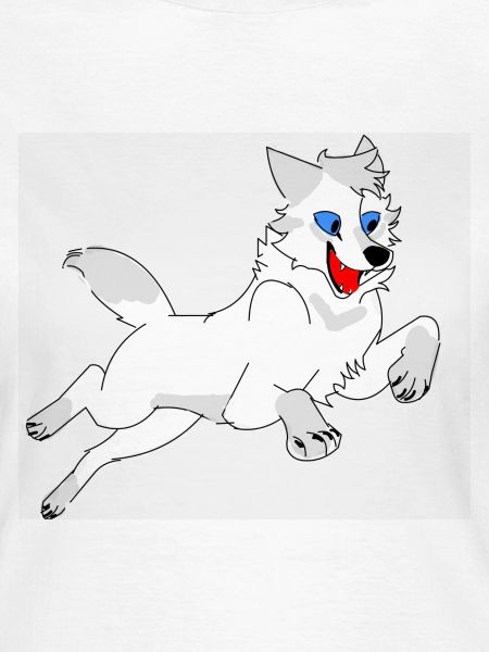 springender Wolf