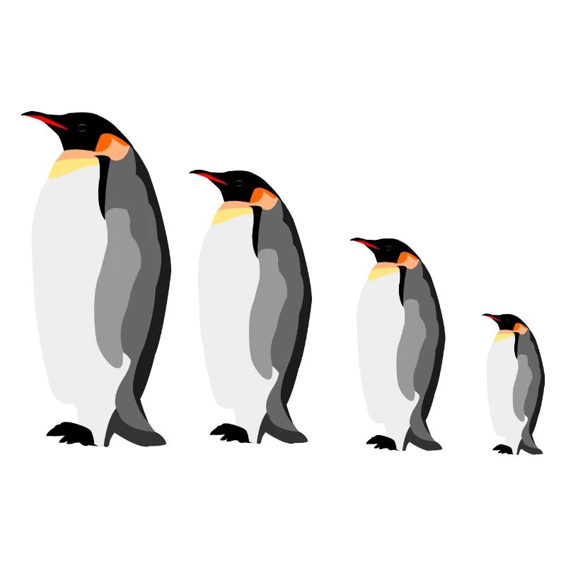 Emperor penguin group