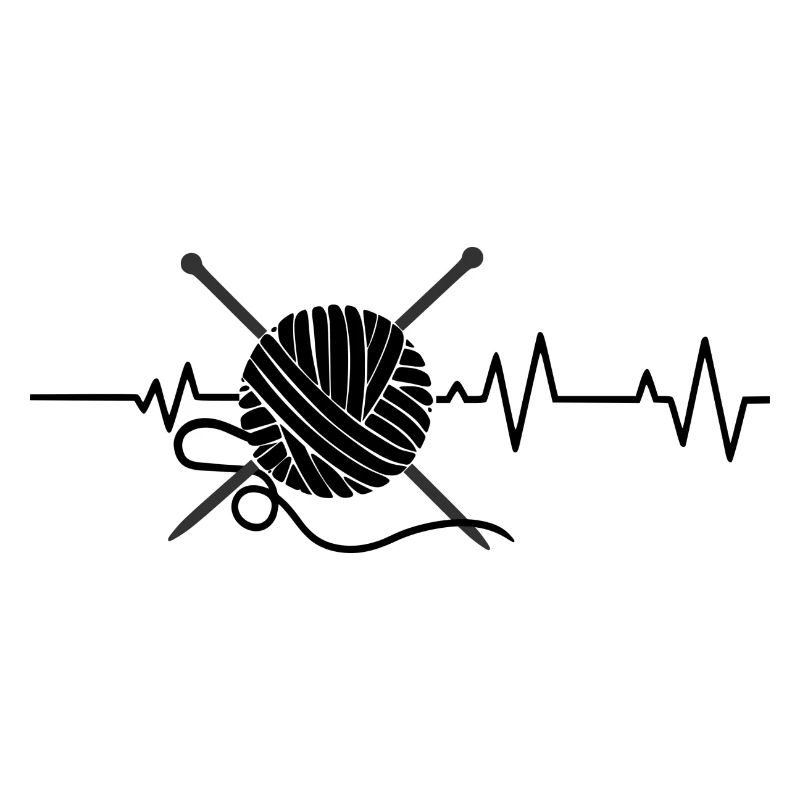 Strickender Herzschlag