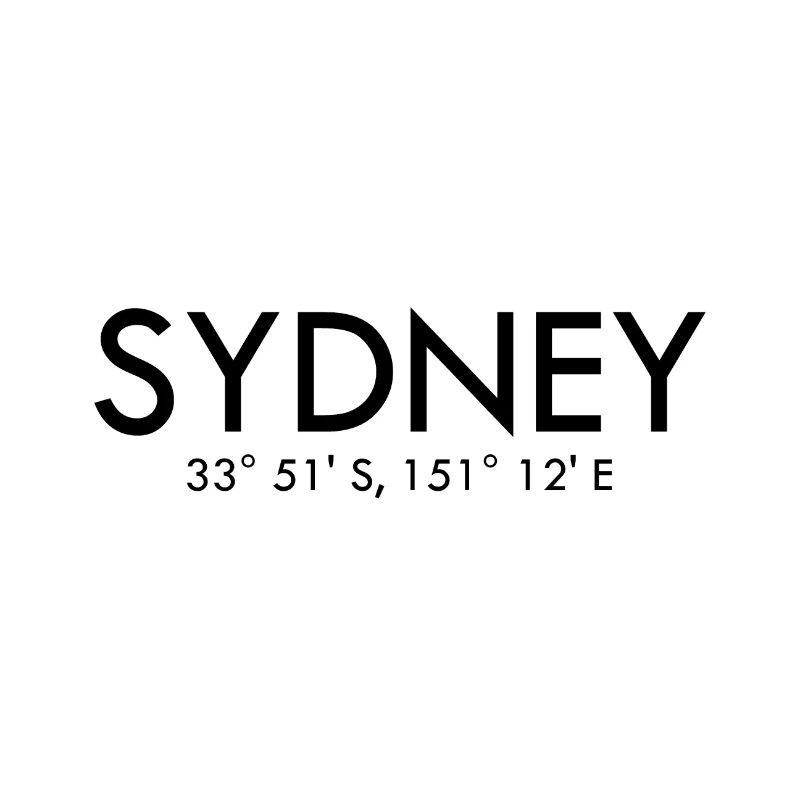 Sydney - Australia Coordinates Latitude Longitude