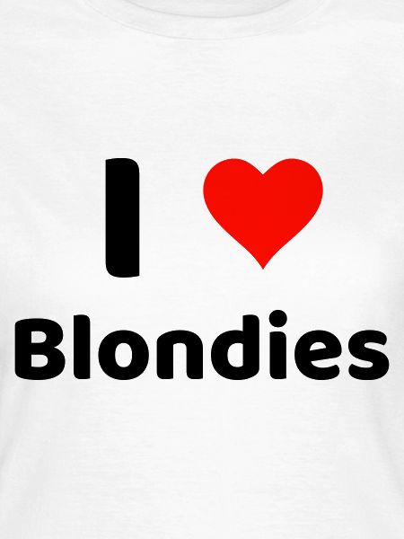 I LOVE BLONDIES