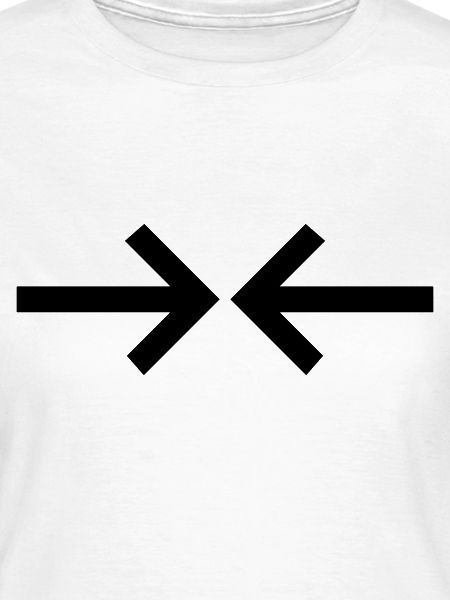 Confrontation 2 arrows pointing at each other icon