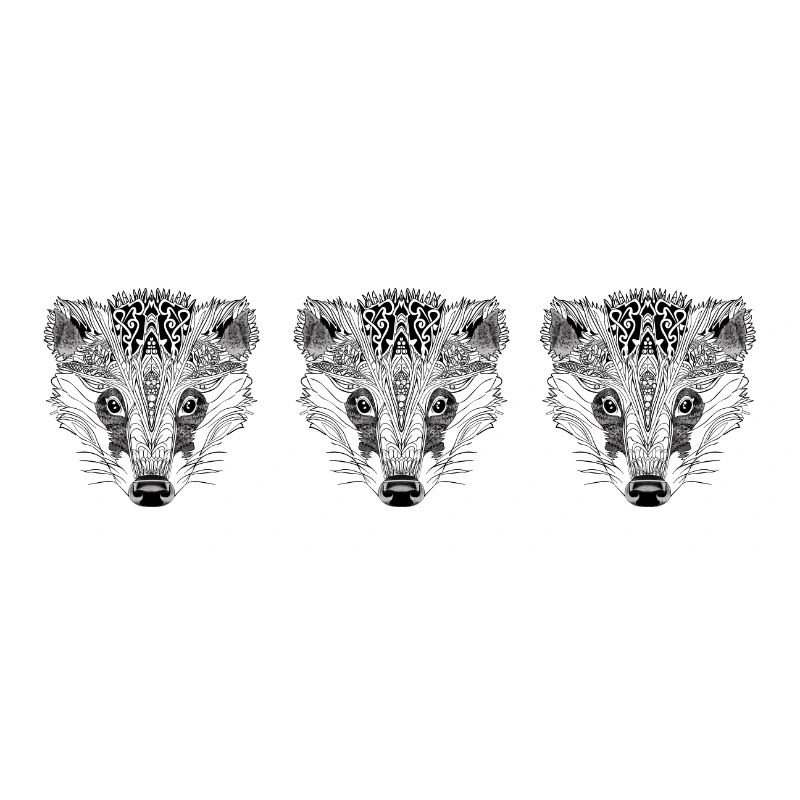 badger badger badger mandala
