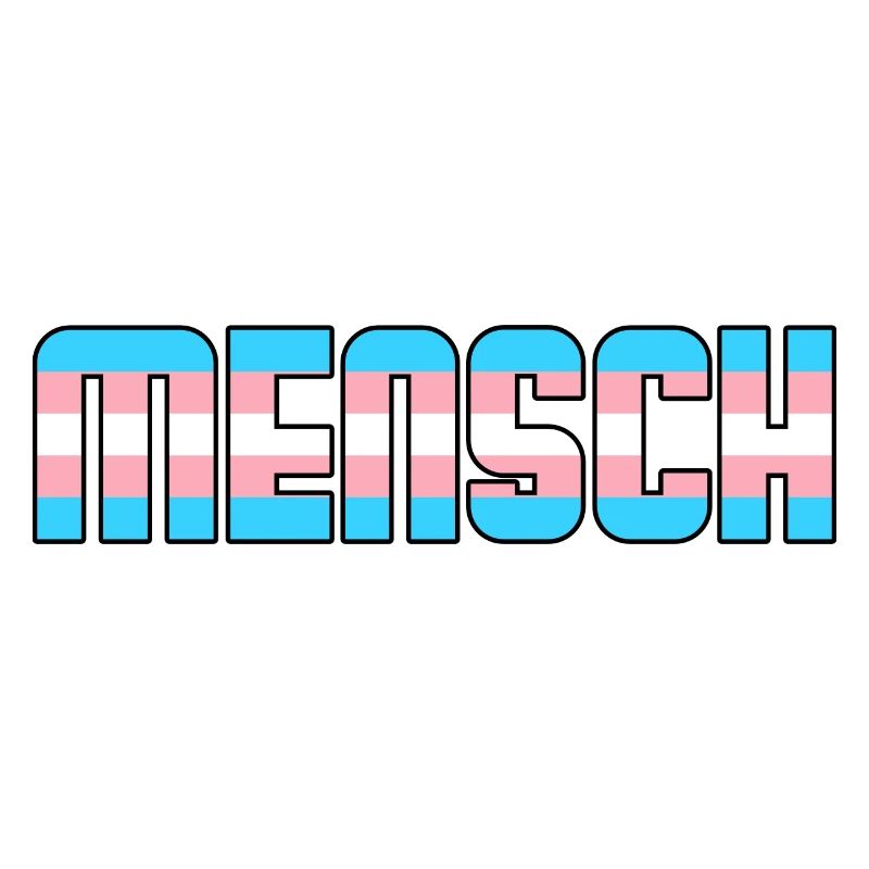Mensch Trans Pride LGBTQ CSD Geschenkidee