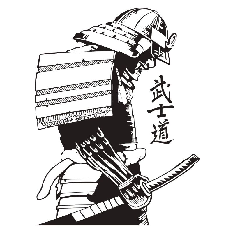 Samurai Warrior Washed, Retro