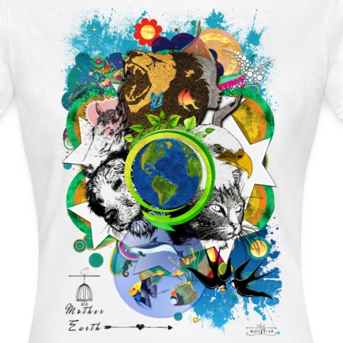 Mother Earth - black (us) -by T-shirt chic et choc - T-shirt Femme