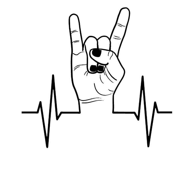Signe de la main de la main de pouls