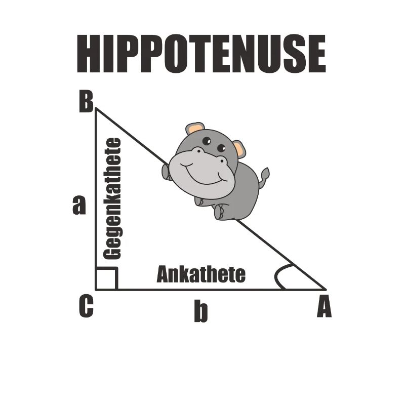 Nerd Geometry Hippotenuse Hypotenuse Math