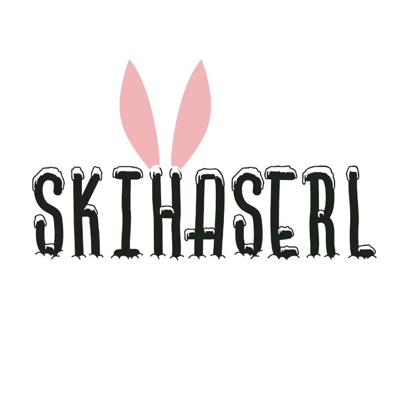 Lapin de ski Lapin de ski avec oreilles