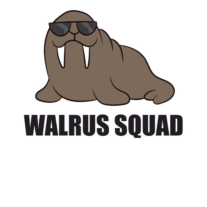 Team Walrus Funny Walrus Squad