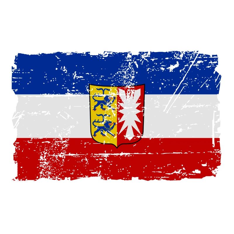 Schleswig Holstein drapeau - drapeau