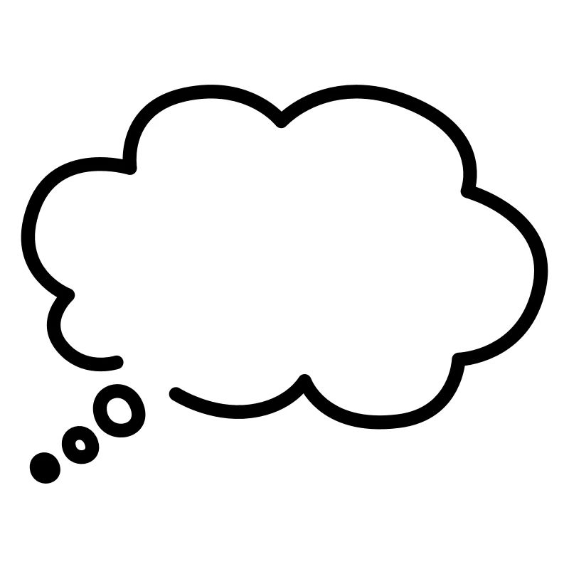 Thought bubble