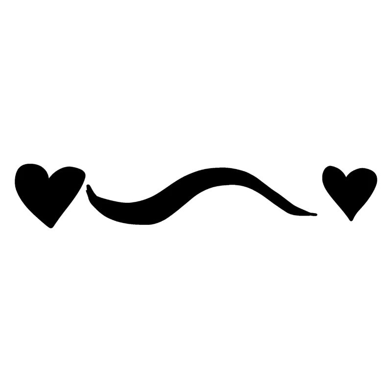 Heart Line Wave Hearts