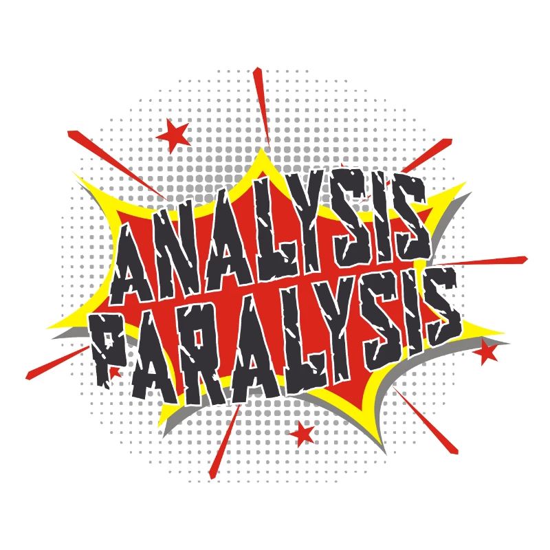 Analysis Paralysis Spruch lustig Comic Fun