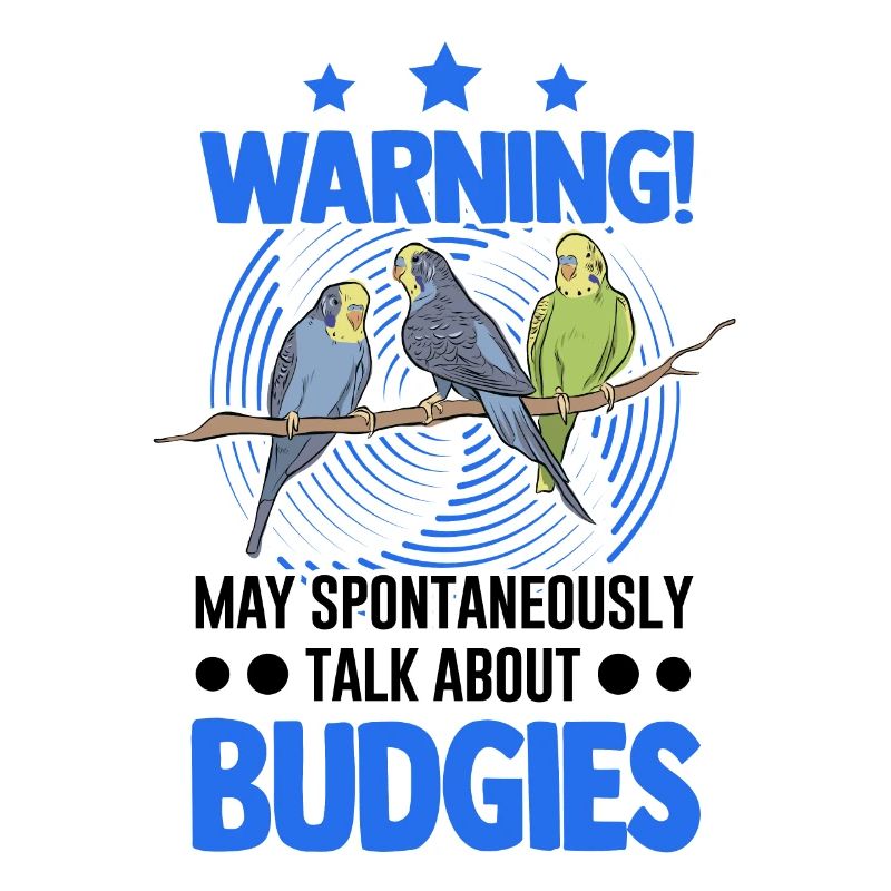 May spontaneously talk about Budgie's budgerigar