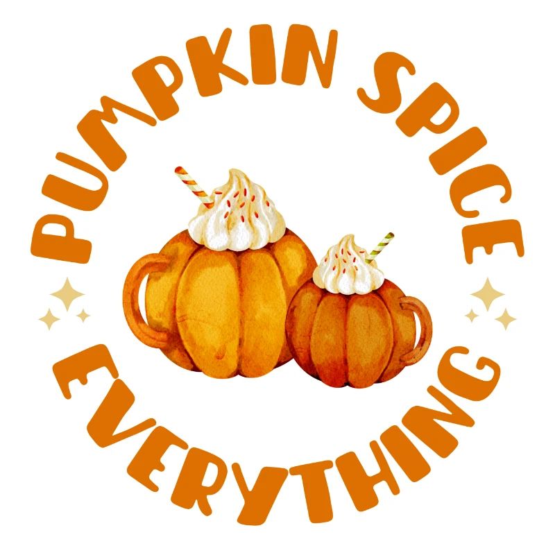 Pumpkin Spice Everything mit süßen Kürbisbechern