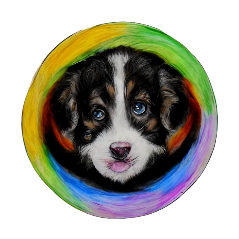 Regenbogen Hund Australian Shepherd