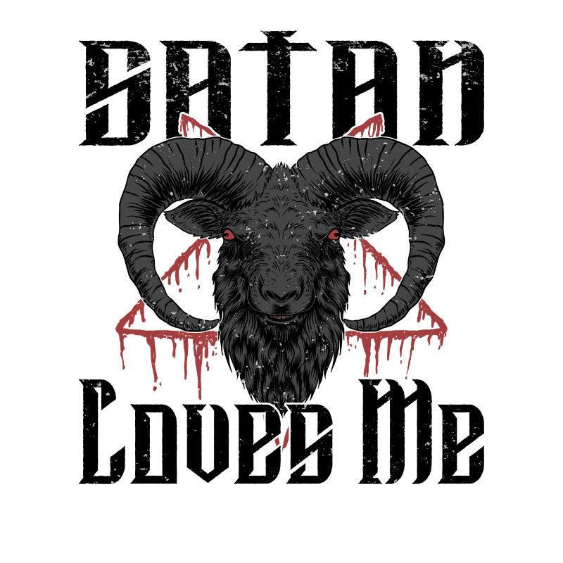 Satan Beelzebub Devil Gothic Pentagram Mystical