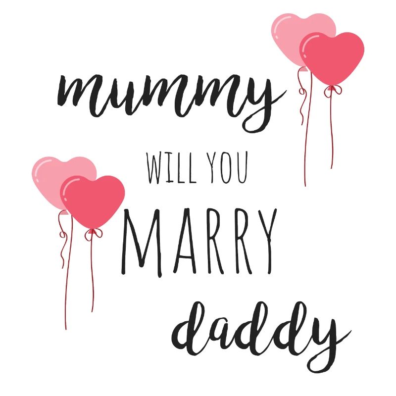 mummy will you marry daddy?