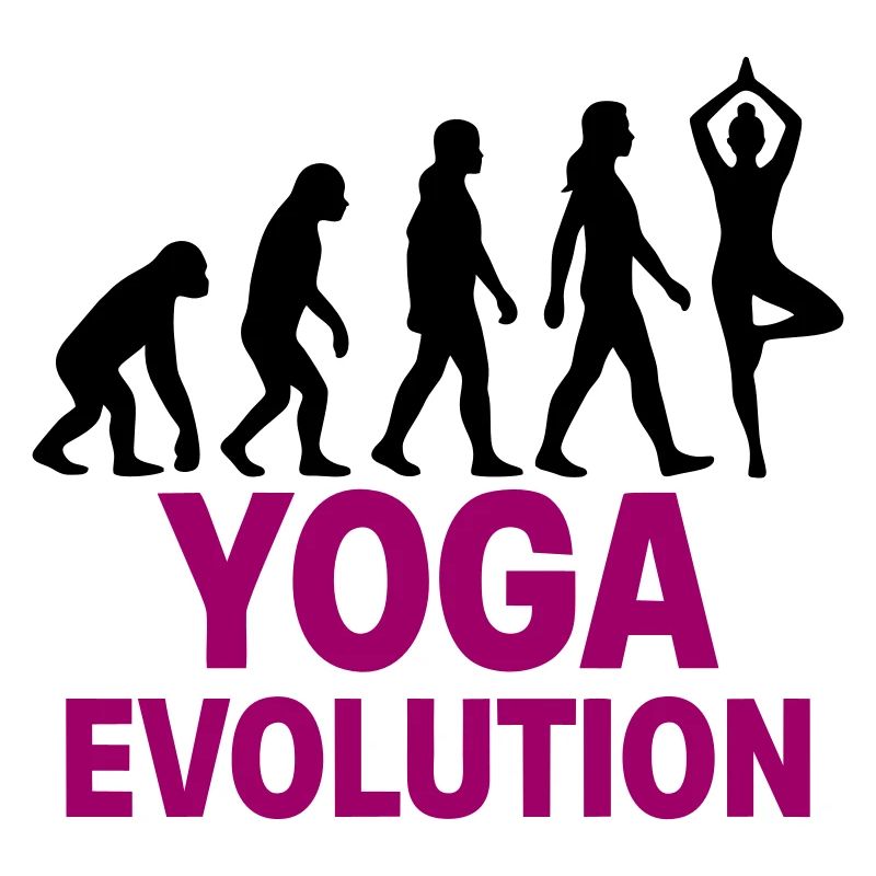 Yoga Evolution Frau Zen Geschenk