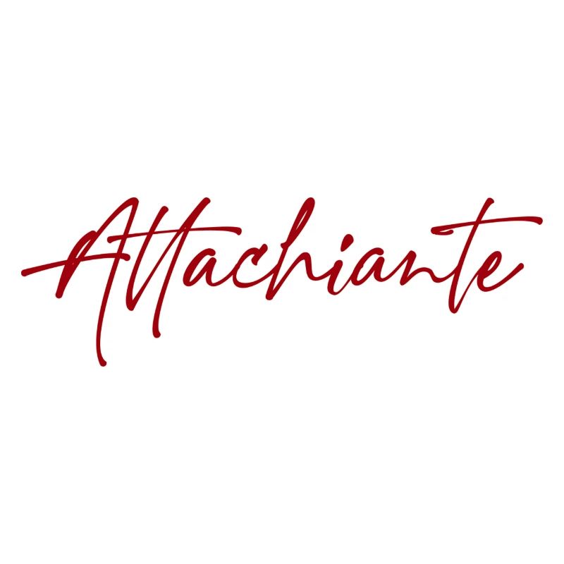 Attachiante typographie
