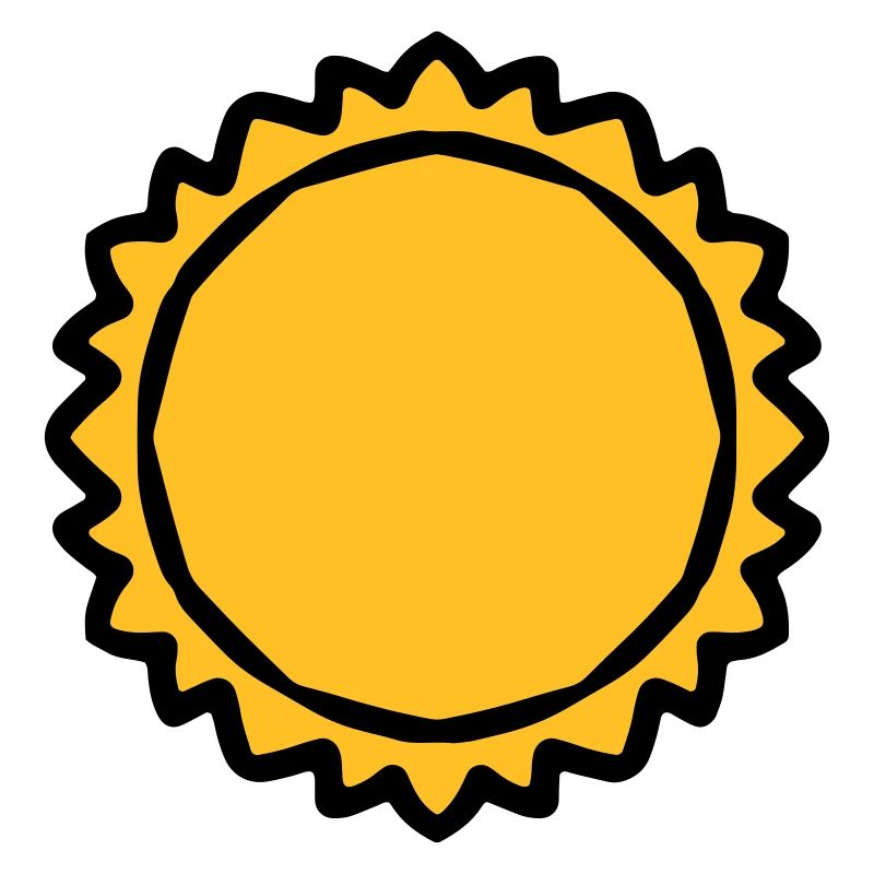 Thick big sun