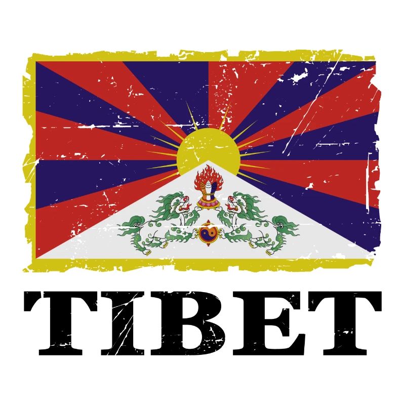 Drapeau du Tibet - Drapeau du Tibet - Look minable