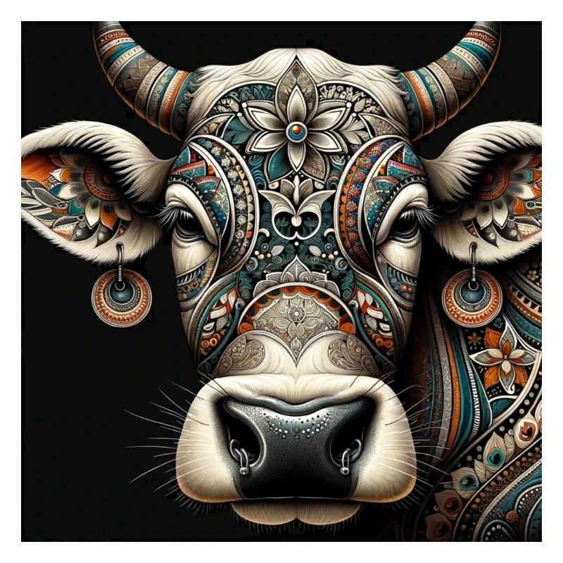 Vache à l’indienne
