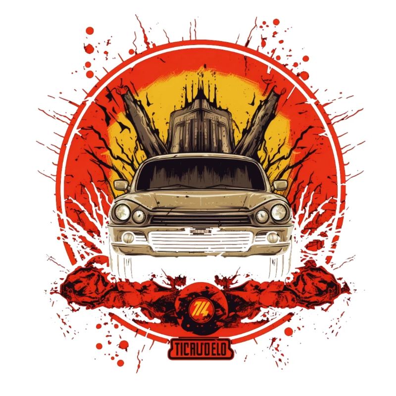 1 Voiture de course, explosion, bolide