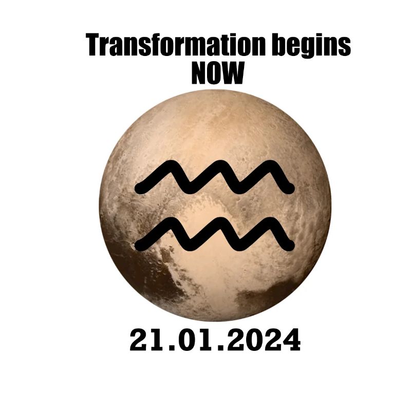 Pluto im Zeichen Wassermann