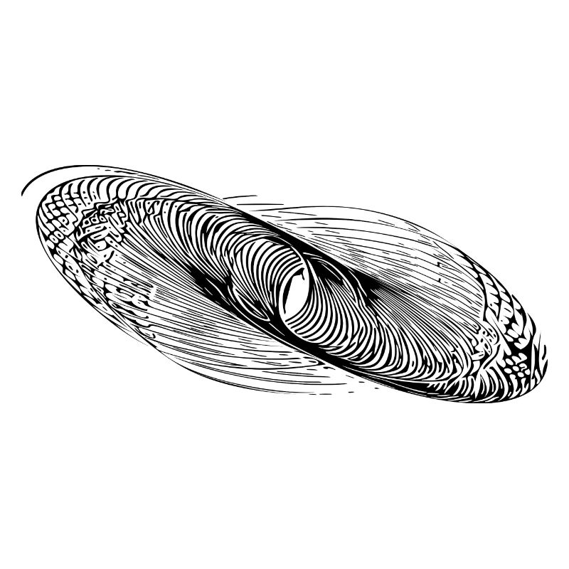 Lignes de cercle géométriques Ellipses