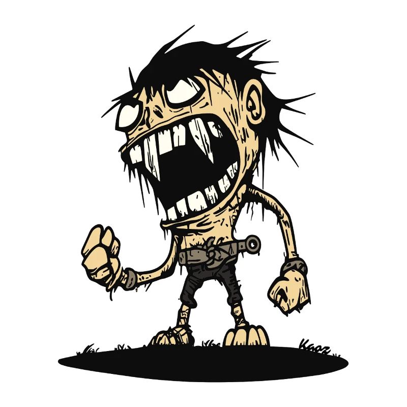 Hungry angry caveman