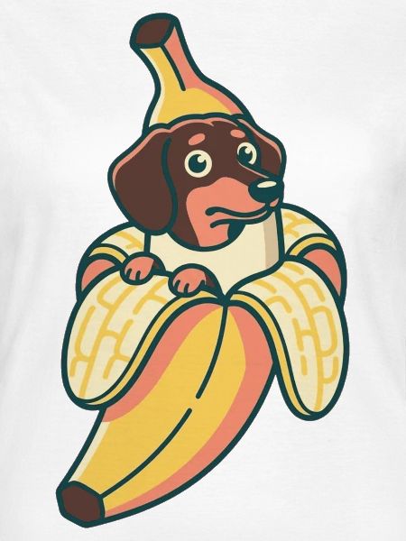 Dackel Banane