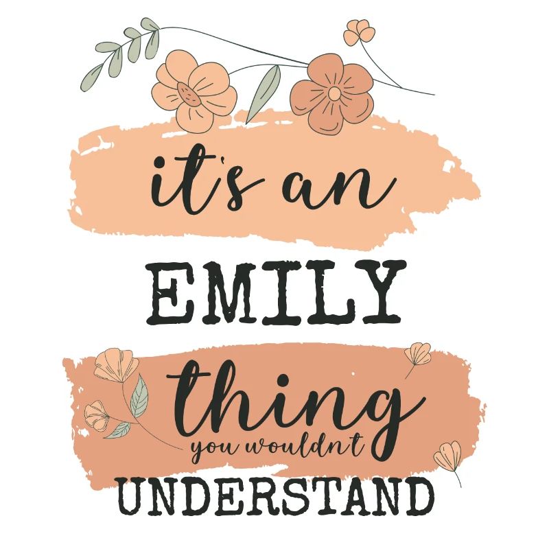 Emily Name Geburtstag Geschenk