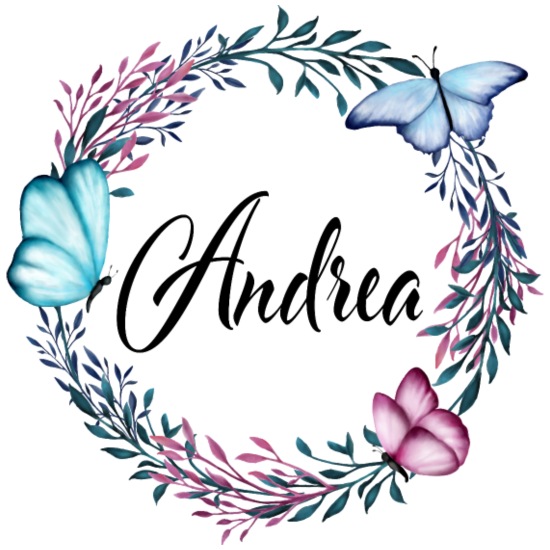 Andrea, Nombre, Letras, Corona de flores, Regalo' Camiseta slim fit mujer |  Spreadshirt