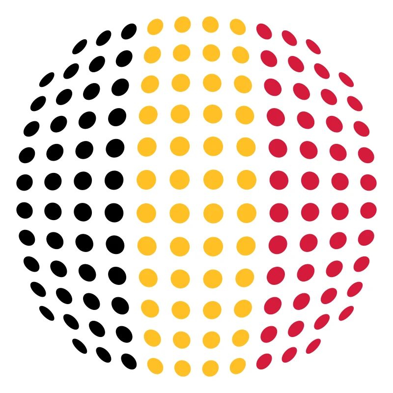 Belgium flag (Dotted)