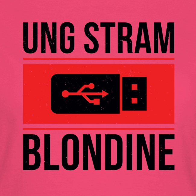 Ung Stram Blondine - Sort