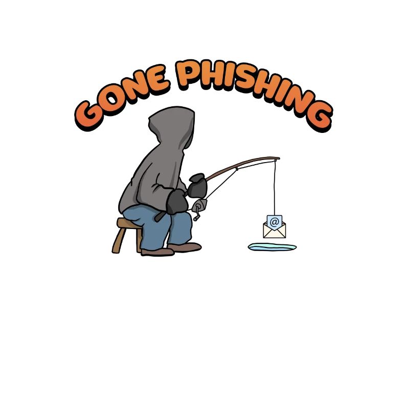 Gone Phishing Hacking Computer Hacker Gift