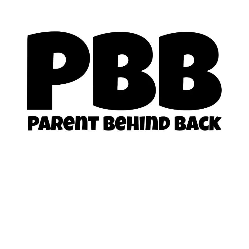 Ouder achter rug