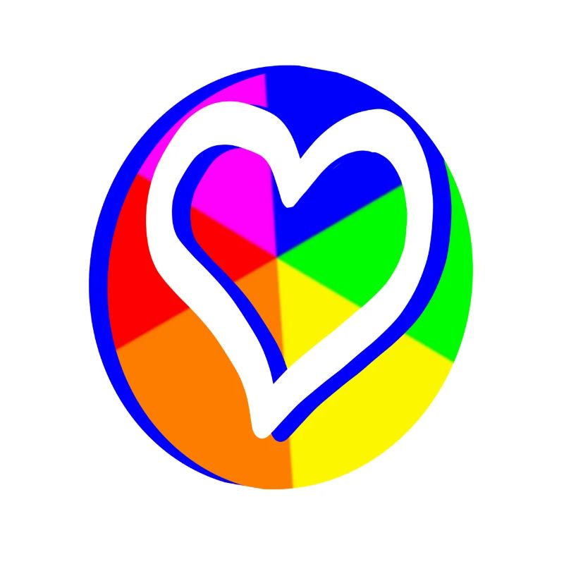 Progress Pride Flag Heart